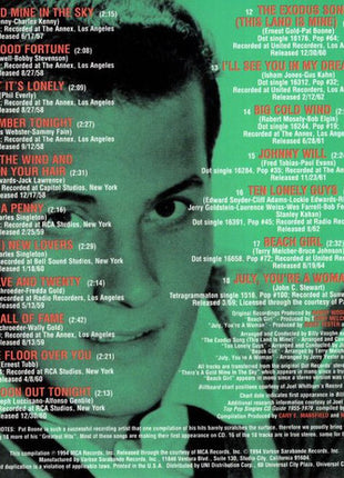 Pat Boone : More Greatest Hits (CD, Comp)