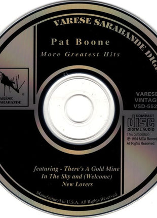 Pat Boone : More Greatest Hits (CD, Comp)