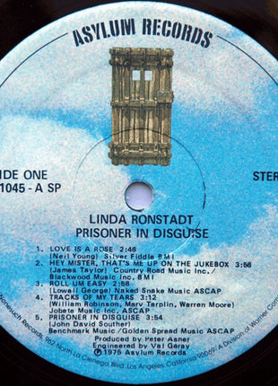 Linda Ronstadt : Prisoner In Disguise (LP, Album, SP )