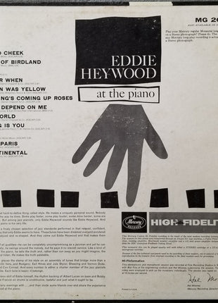 Eddie Heywood : Eddie Heywood At The Piano (LP, Album, Mono, Lam)
