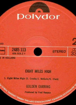 Golden Earring : Eight Miles High (LP, Album, RE)
