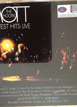 Mott The Hoople : Greatest Hits Live (CD, Album)