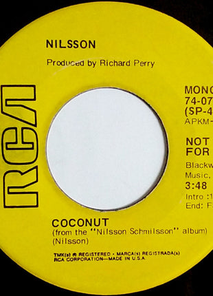 Harry Nilsson : Coconut (7", Single, Promo)