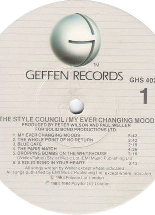 The Style Council : My Ever Changing Moods (LP, Album, Jac)