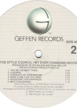 The Style Council : My Ever Changing Moods (LP, Album, Jac)