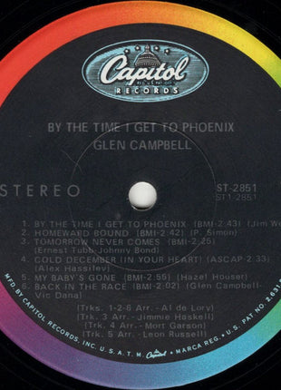 Glen Campbell : By The Time I Get To Phoenix (LP, Album, Scr)