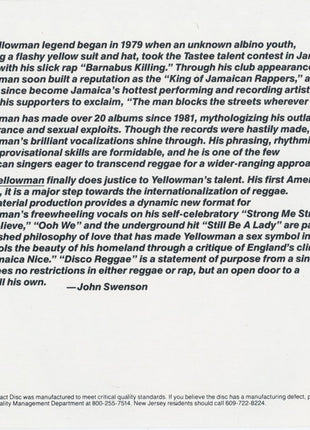 Yellowman : King Yellowman (CD, Album, RE)