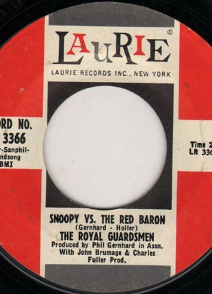The Royal Guardsmen : Snoopy Vs. The Red Baron (7", Single, Styrene, Pit)