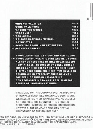 Neil Young & Crazy Horse : Life (CD, Album)