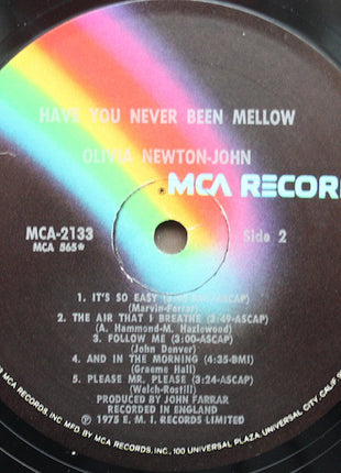 Olivia Newton-John : Have You Never Been Mellow (LP, Album, Glo)