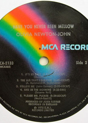 Olivia Newton-John : Have You Never Been Mellow (LP, Album, Pin)