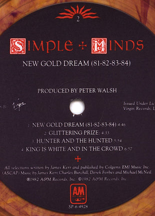Simple Minds : New Gold Dream (81-82-83-84) (LP, Album, Ltd, Gol)