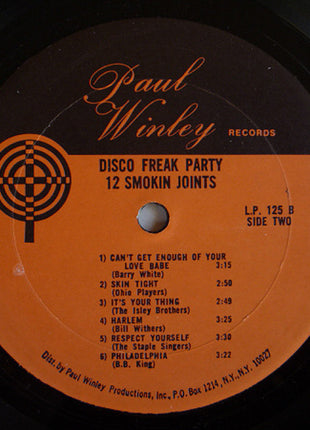 Various : Disco Party Freaks - 12 Smokin Joints (LP, Comp)