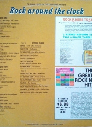 Various : Rock Around The Clock 40 Original Hits (3xLP)