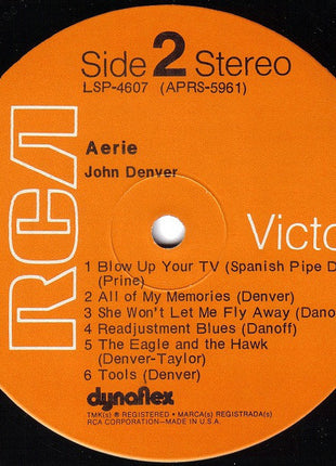 John Denver : Aerie (LP, Album, Hol)