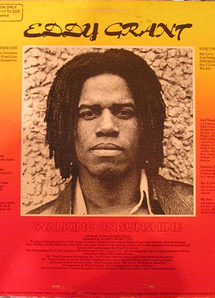 Eddy Grant : Walking On Sunshine (LP, Album, Ter)