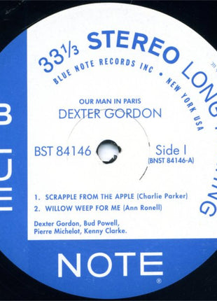 Dexter Gordon : Our Man In Paris (LP, Album, RE)