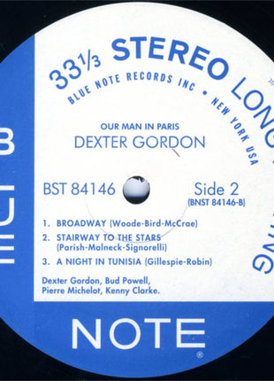 Dexter Gordon : Our Man In Paris (LP, Album, RE)