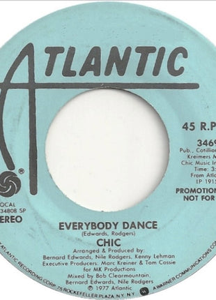 Chic : Everybody Dance (7", Single, Mono, Promo)