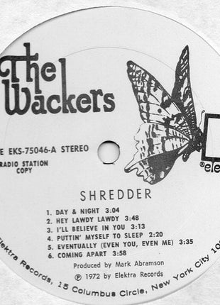 The Wackers : Shredder (LP, Album, Promo)