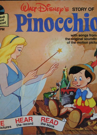 Unknown Artist : Walt Disney's Story Of Pinocchio (7", RE)