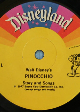Unknown Artist : Walt Disney's Story Of Pinocchio (7", RE)
