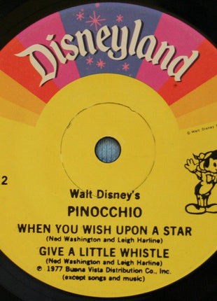 Unknown Artist : Walt Disney's Story Of Pinocchio (7", RE)