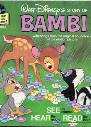 Unknown Artist : Walt Disney's Story Of Bambi (7", Mono, RE, Gre)