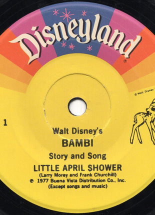 Unknown Artist : Walt Disney's Story Of Bambi (7", Mono, RE, Gre)