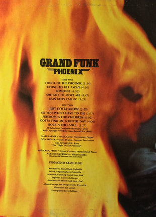Grand Funk Railroad : Phoenix (LP, Album, Club, RE)