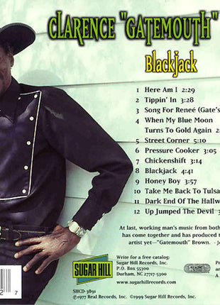 Clarence "Gatemouth" Brown : Blackjack (CD, Album, RE)