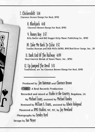 Clarence "Gatemouth" Brown : Blackjack (CD, Album, RE)