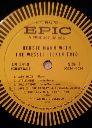 Herbie Mann With  The Wessel Ilcken Trio* : Herbie Mann With The Wessel Ilcken Trio (LP, Album, Mono)