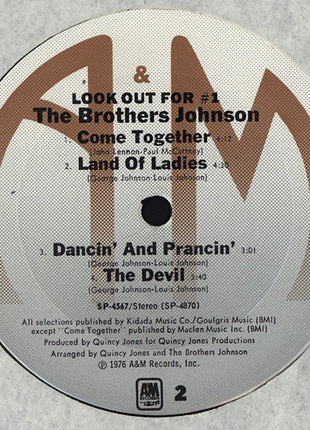 The Brothers Johnson* : Look Out For #1 (LP, Album, Ter)