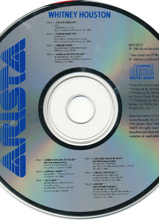 Whitney Houston : Whitney Houston (CD, Album, RP)