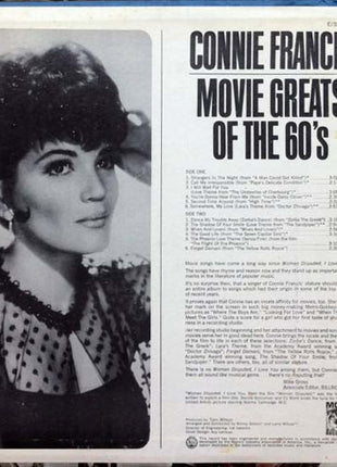 Connie Francis : Movie Greats Of The 60's (LP, Album, Mono)