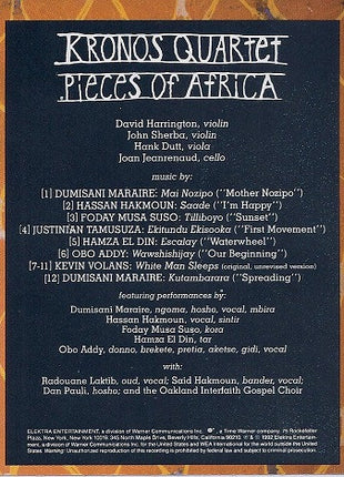 Kronos Quartet : Pieces Of Africa (CD, Album, Club)