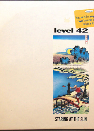 Level 42 : Staring At The Sun (LP, Album, Promo)