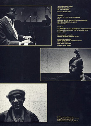 Tete Montoliu Trio : I Wanna Talk About You (LP)