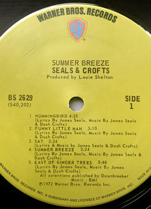 Seals & Crofts : Summer Breeze (LP, Album, San)
