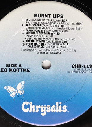 Leo Kottke : Burnt Lips (LP, Album, Ter)