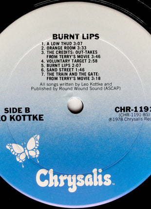 Leo Kottke : Burnt Lips (LP, Album, Ter)