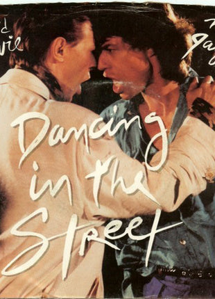 David Bowie And Mick Jagger : Dancing In The Street (7", Single, Jac)