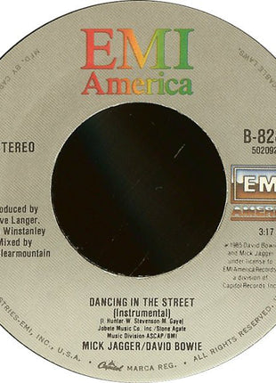 David Bowie And Mick Jagger : Dancing In The Street (7", Single, Jac)