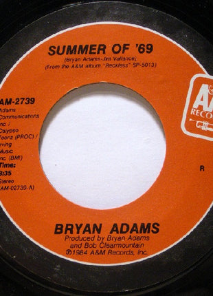Bryan Adams : Summer Of '69 (7", Single, Styrene, Ind)