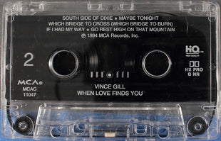 Vince Gill : When Love Finds You (Cass, Album)