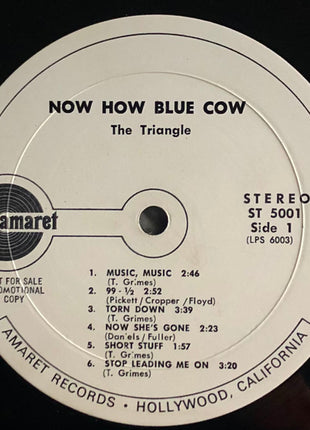 Triangle (14) : Now How Blue Cow (LP, Album, Promo)