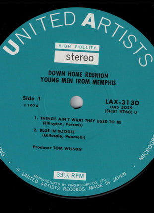 Young Men From Memphis : Down Home Reunion (LP, Album, Ltd, RE)