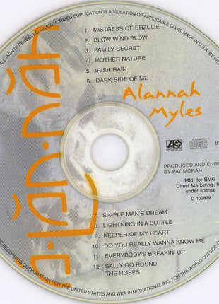 Alannah Myles : A-Lan-Nah (CD, Album, Club)