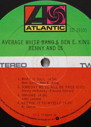 Average White Band & Ben E. King : Benny And Us (LP, Album, Ric)